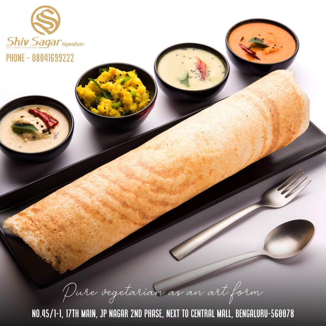 Delicious Social Media Posts for South Indian Restaurants Image 1